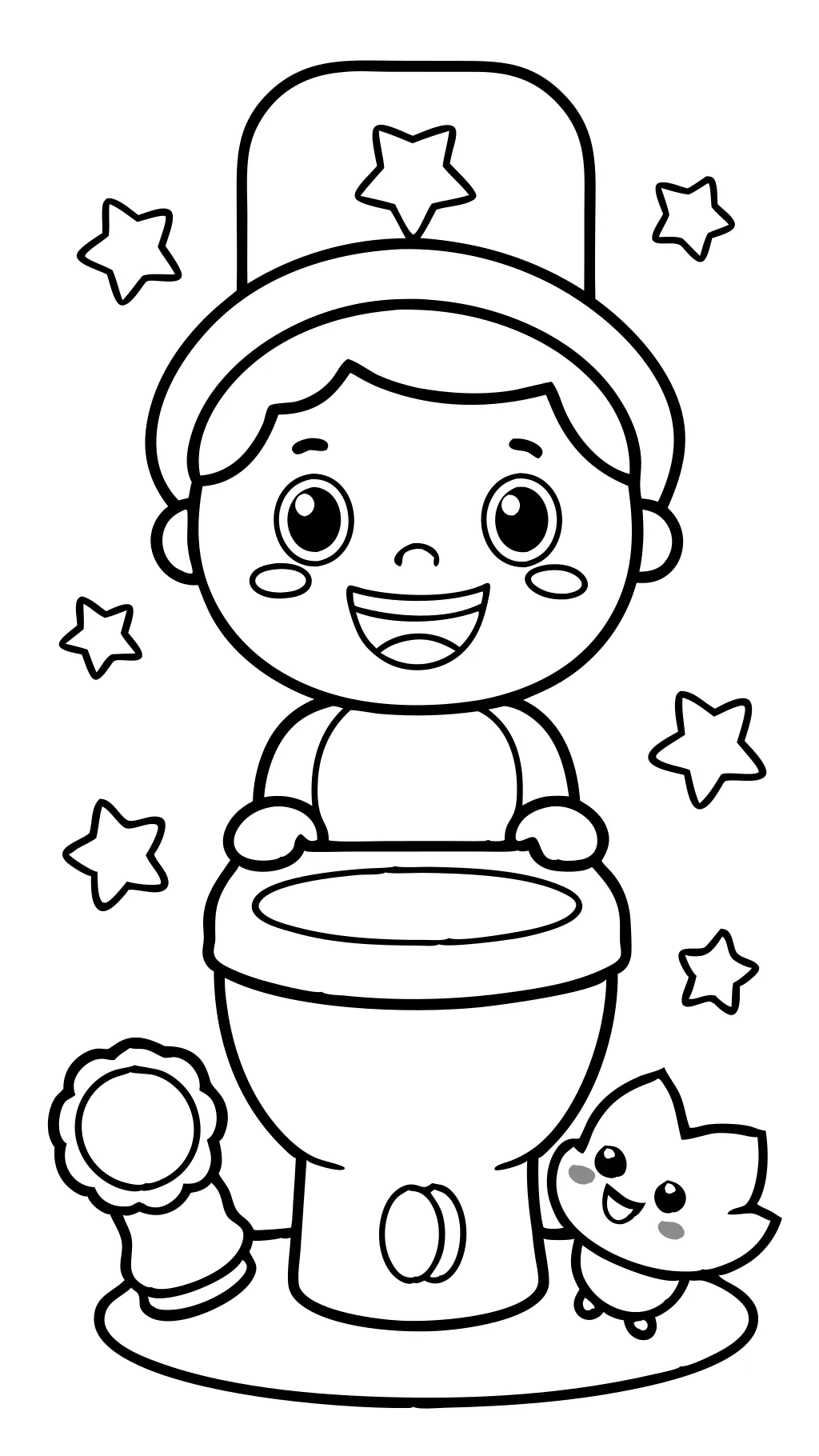 potty training coloring pages